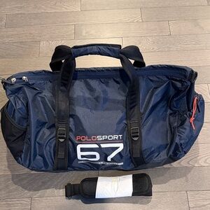 Polo by Ralph Lauren Navy and Black Polo Sport 67 Men’s Duffel Bag